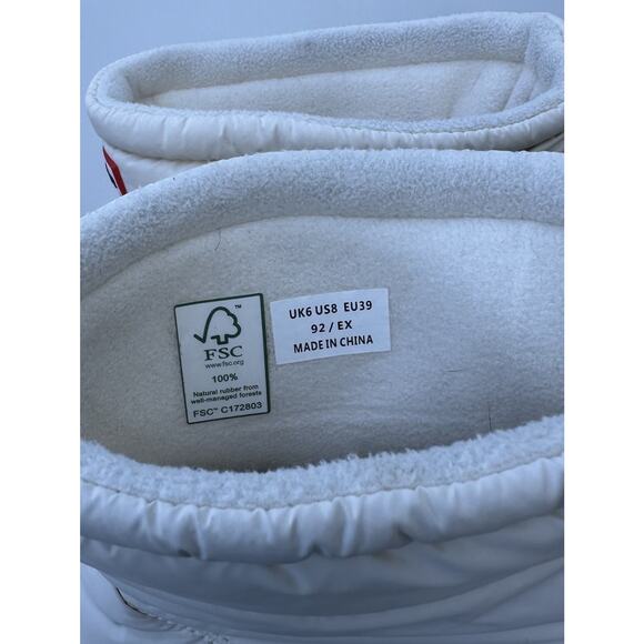 Hunter Insulated cream Winter Snow Boots Women’s US Size 8 - Picture 10 of 12